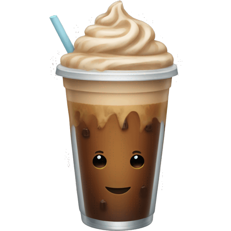 Iced coffee emoji