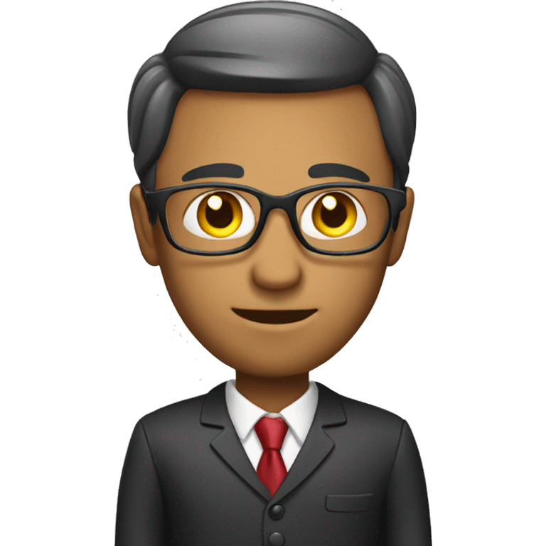 business man with book emoji