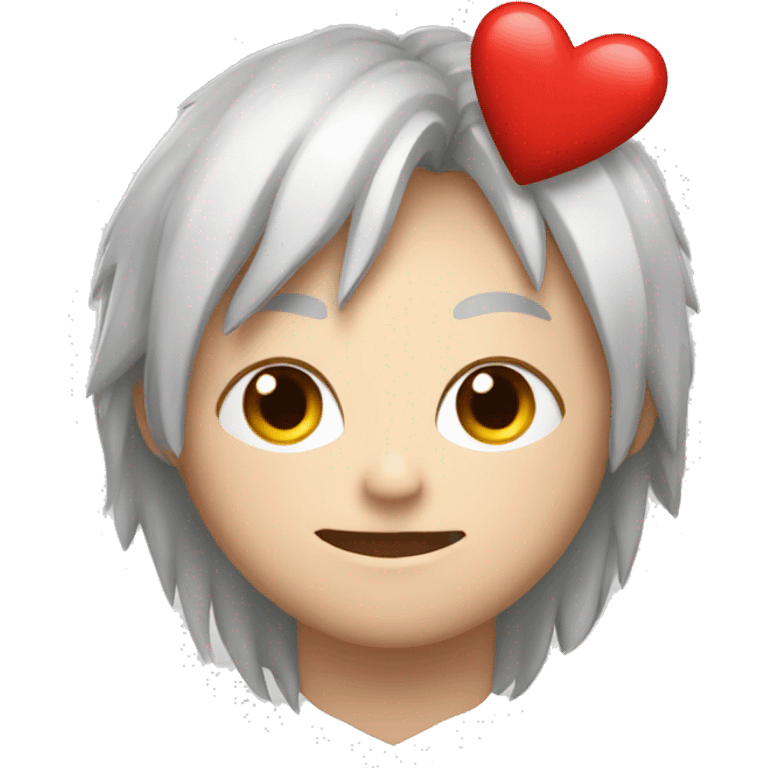 Corazón con rayo emoji