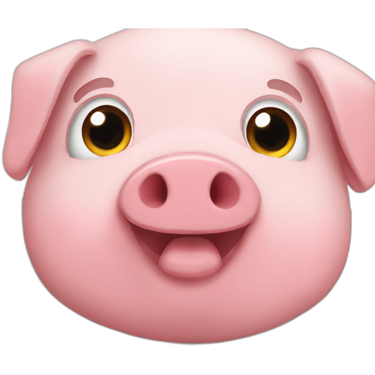 pig and Sparrow Friend emoji