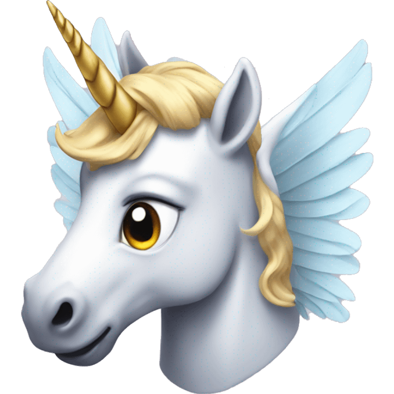 Winged unicorn emoji