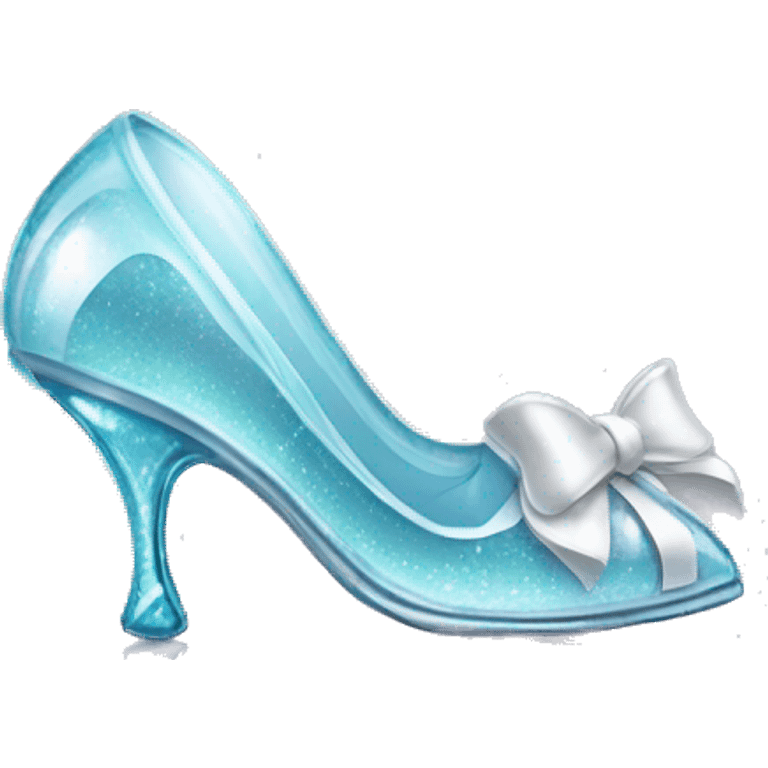 Glass Slipper with bow emoji