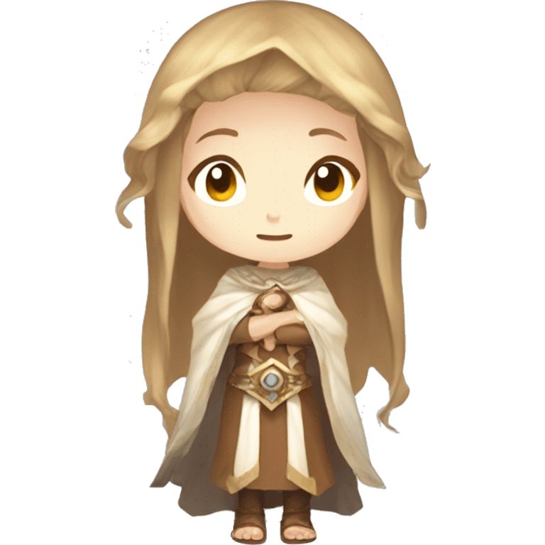 ragnarok online high priestess with light brown hair emoji