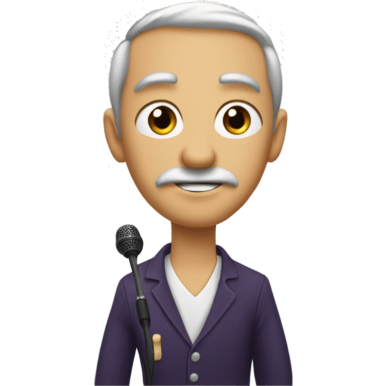 prune avec un mic emoji