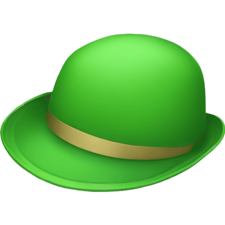 green cute hat emoji