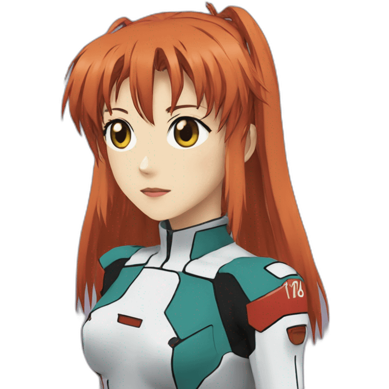 asuka from neon genesis evangelion emoji