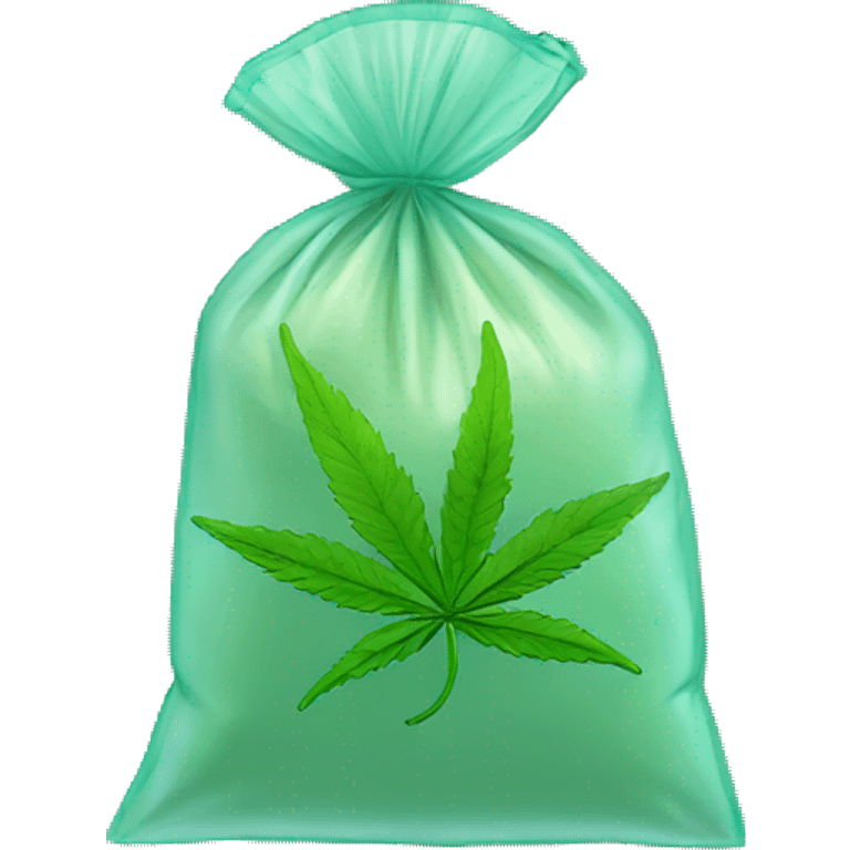 weed in a baggie emoji