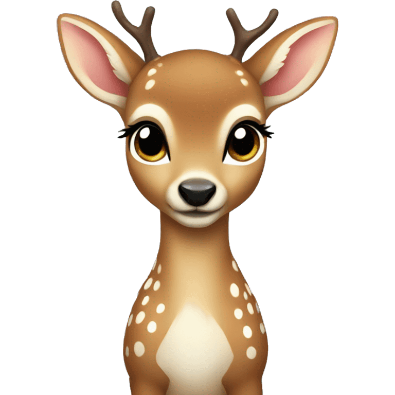 Baby deer for christmas emoji