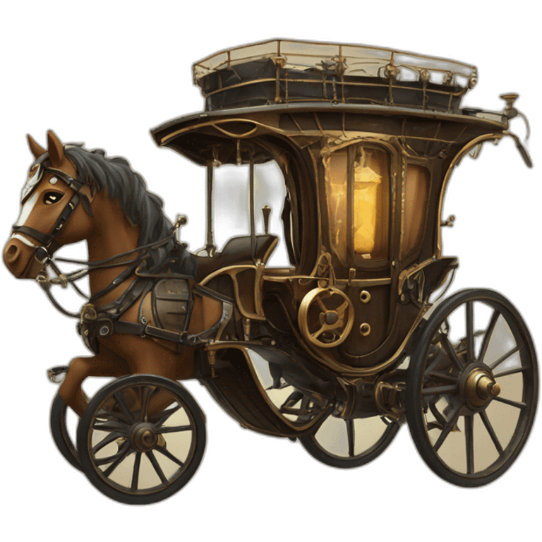 carriage electric steampunk emoji