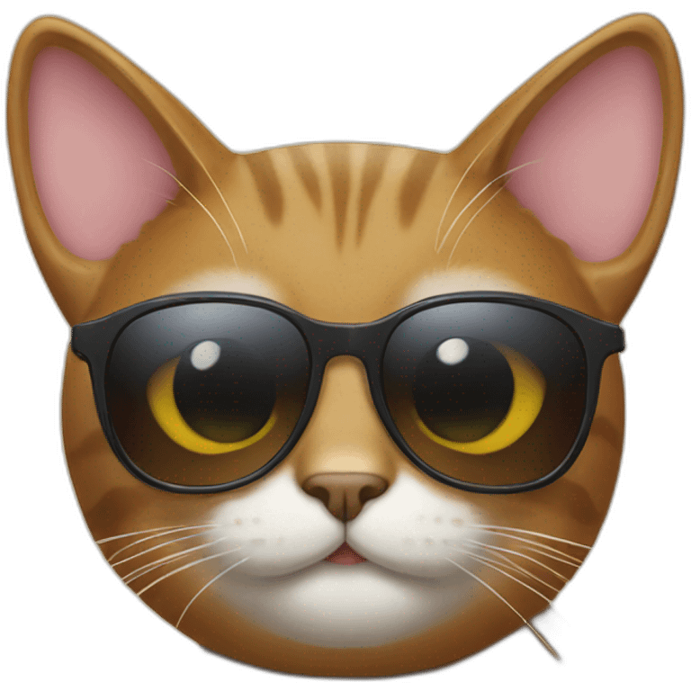 cat wearing sunglasses emoji