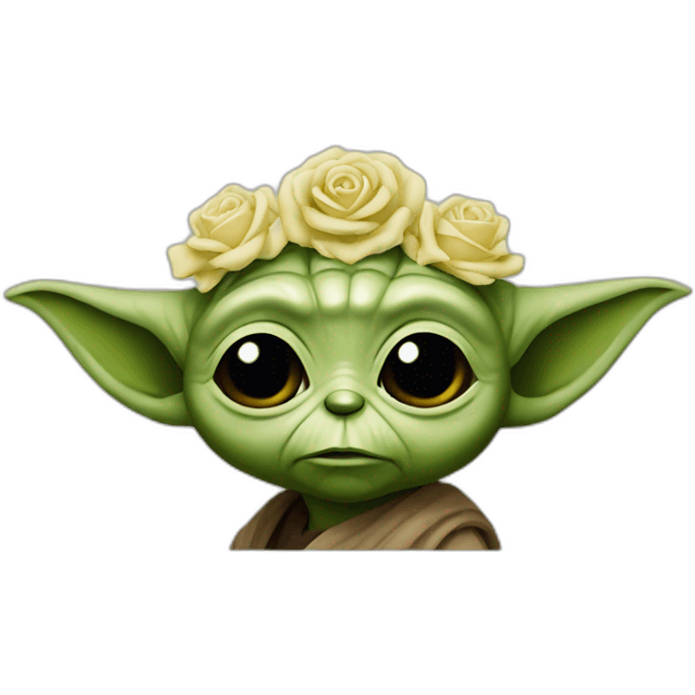 Yoda rose emoji