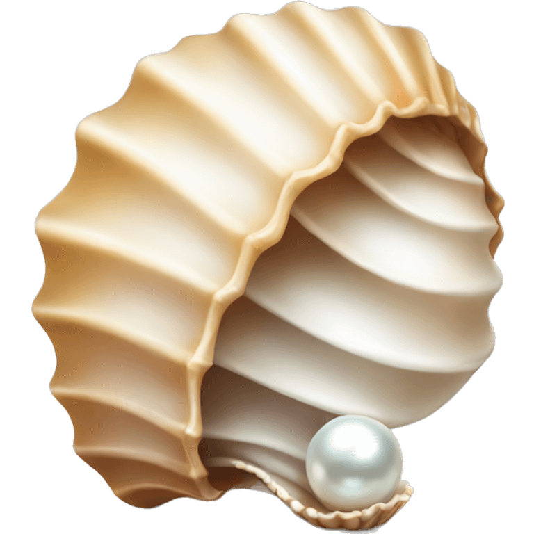 OpenSea shell with pearl emoji