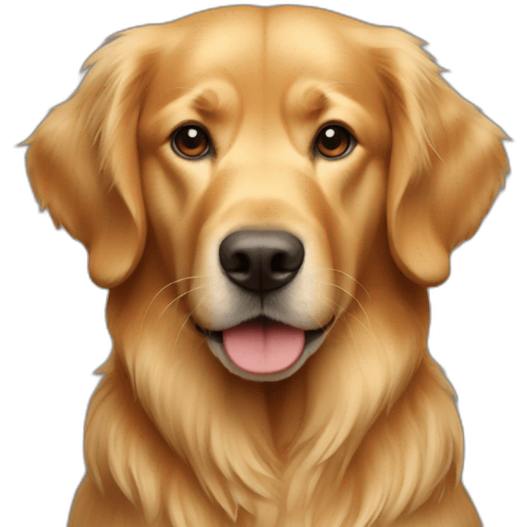 golden retriver red beany emoji