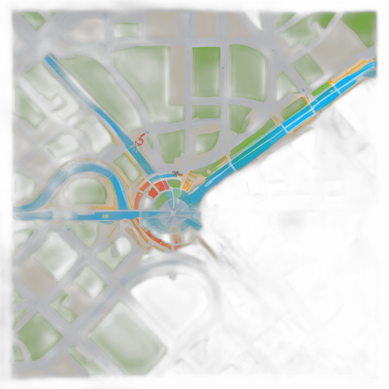 Plan of Paris metropolitan lines emoji