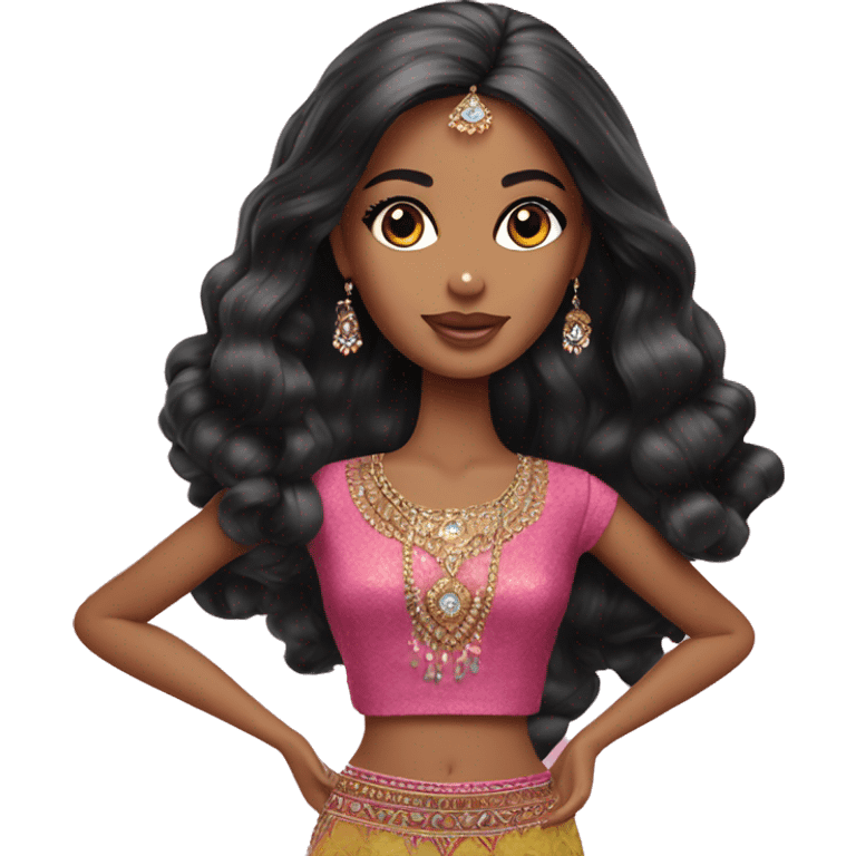 indian barbie doll emoji