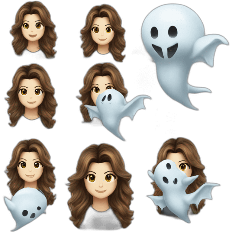 Shania Twain as a ghost Pokémon  emoji