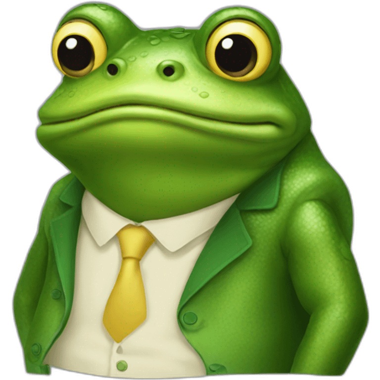 Trump frog emoji