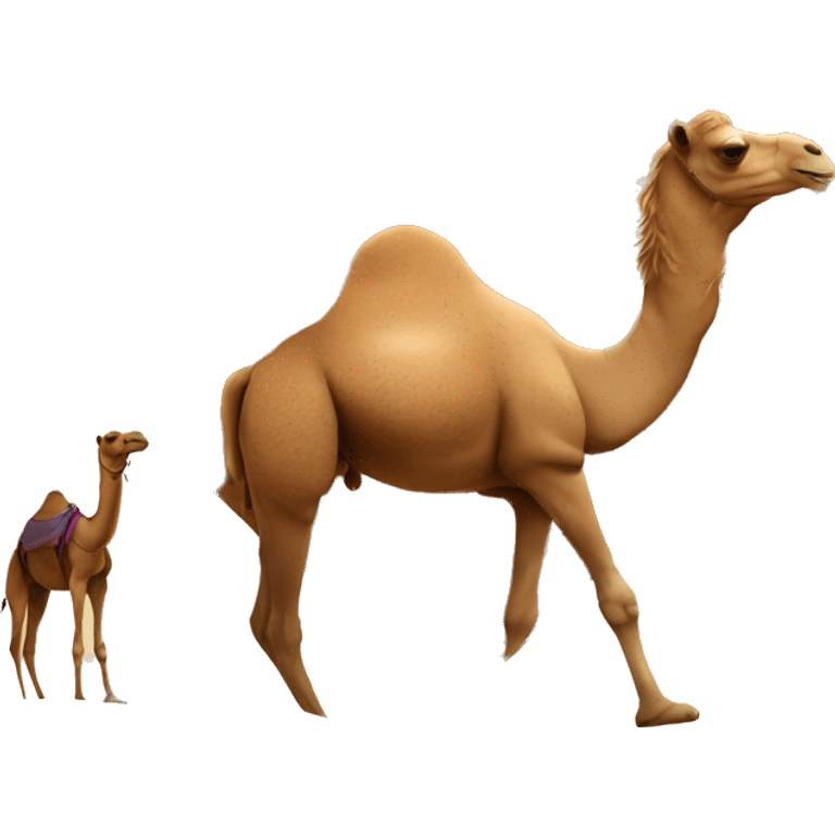 heart in front of camel emoji