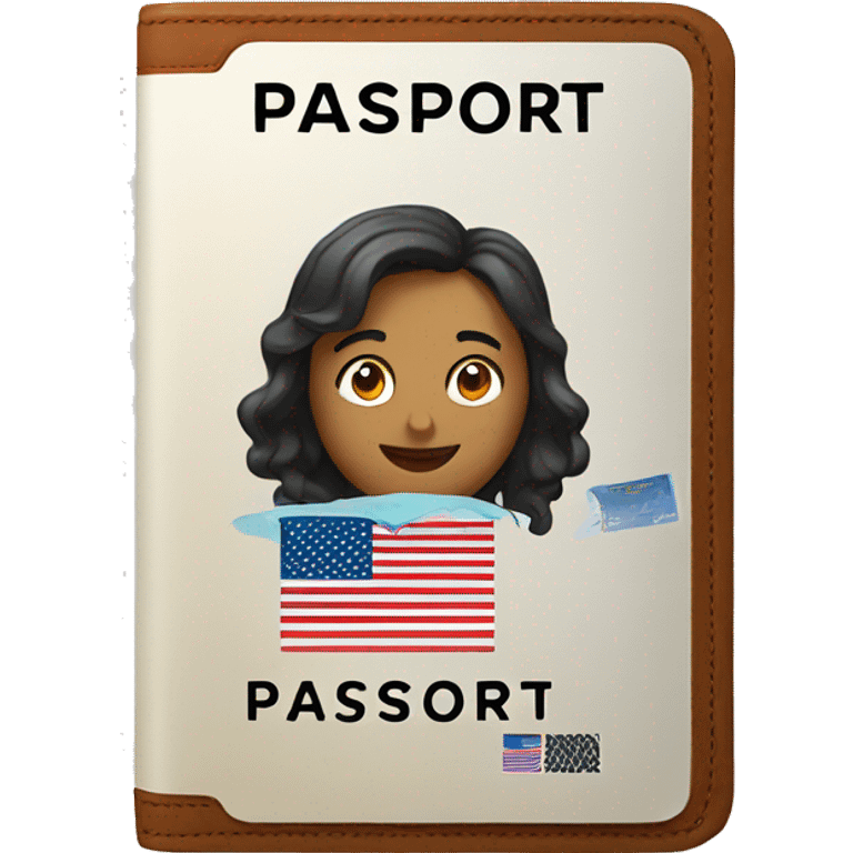 US travel passport  emoji