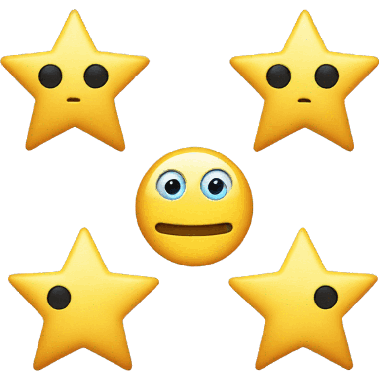 star-struck emoji with 3 ai stars eyes emoji