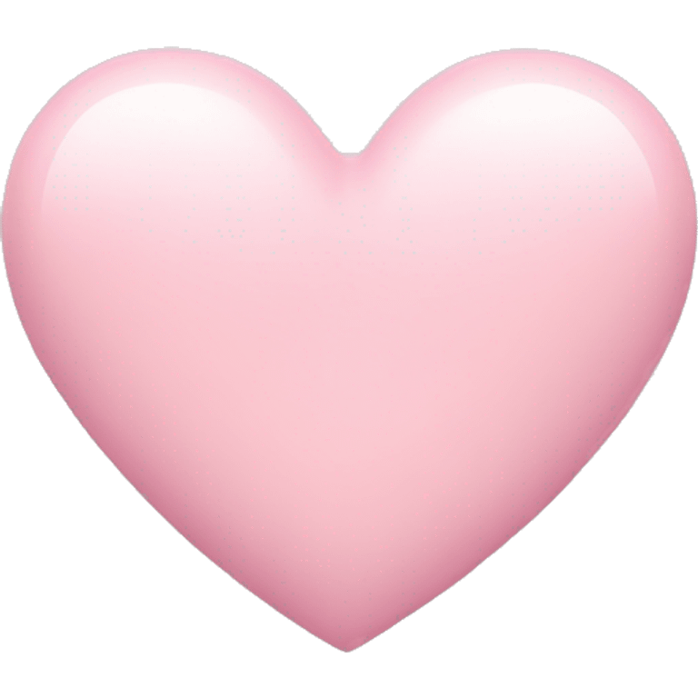 pastel pink heart emoji