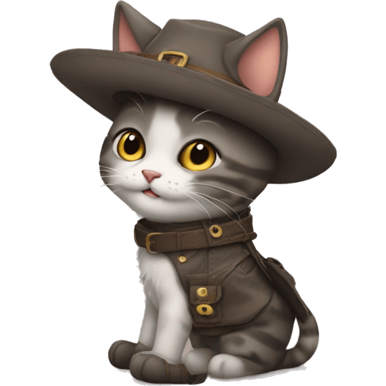 Gato con botas  emoji