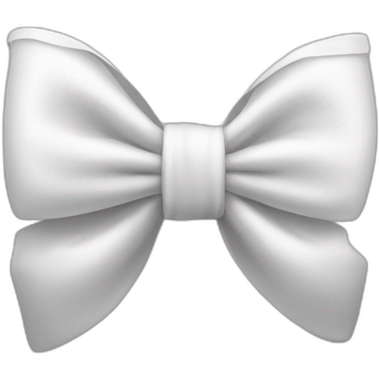  white bow emoji