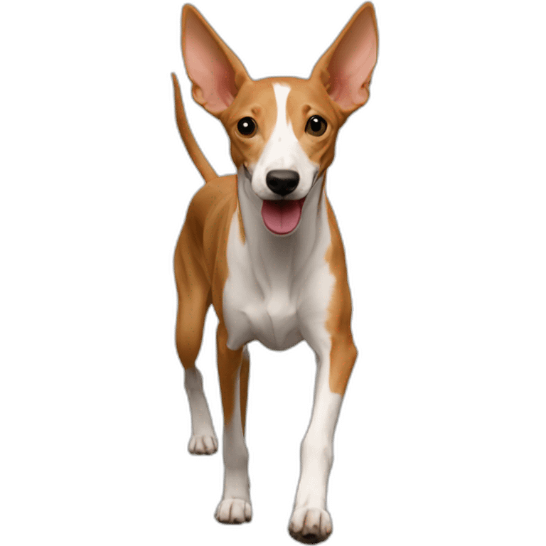 Podenco walking emoji