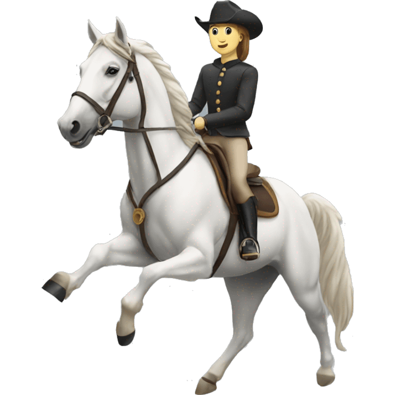 horse that is riding a horse emoji