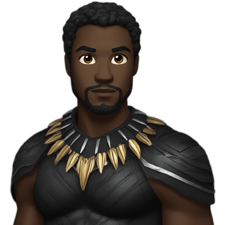 black panther marvel emoji