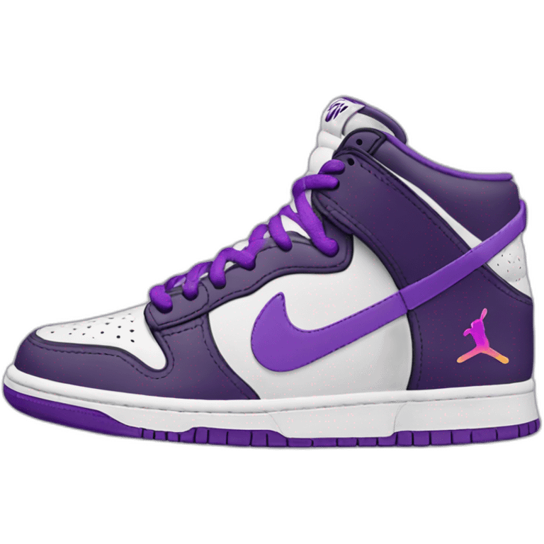 Dunk Sb purple pigeon emoji