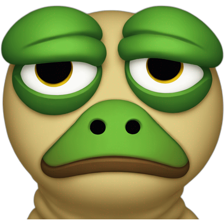 sad pepe emoji