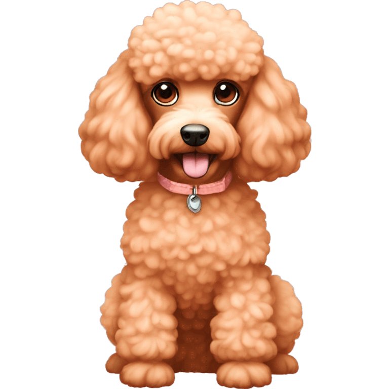 peach poodle emoji