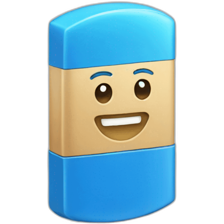 blue usb stick emoji