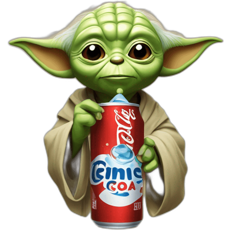 Yoda drink cola emoji