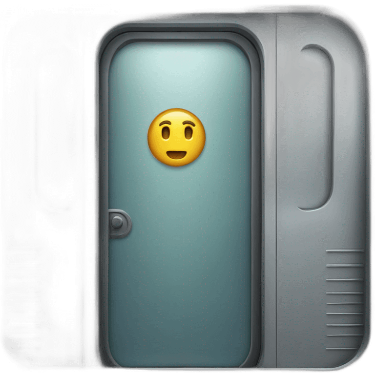 doors in electric train emoji