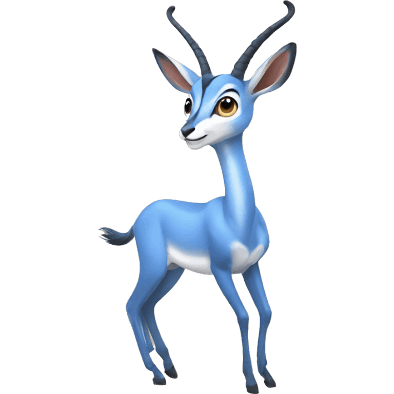 Gazelle bleu emoji