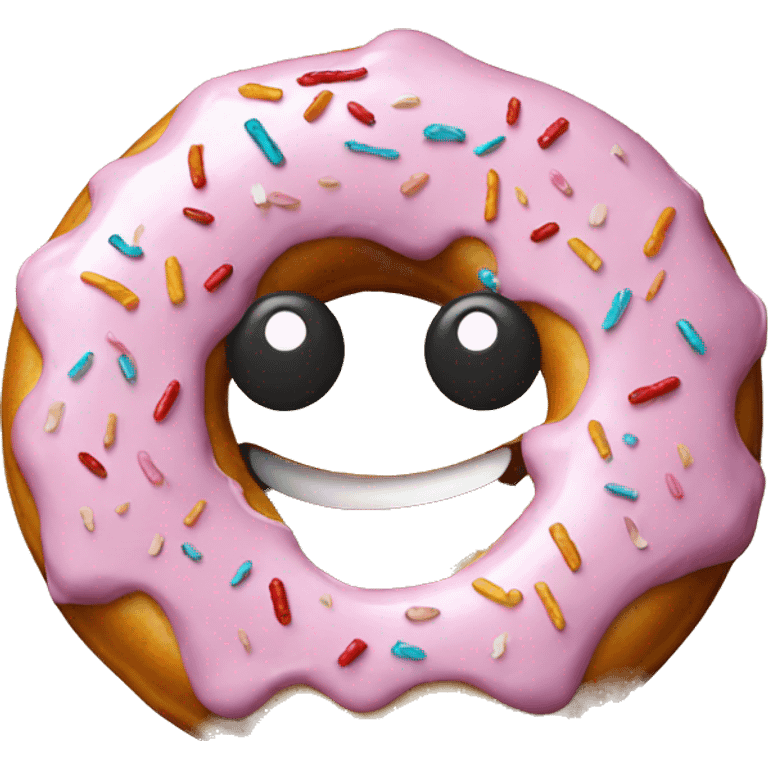 smiling donut emoji