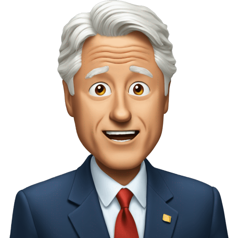 Bill clinton surprised emoji