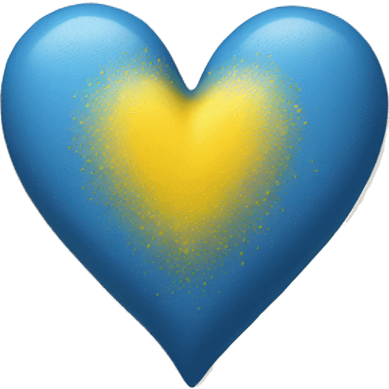 yellow-blue heart  emoji