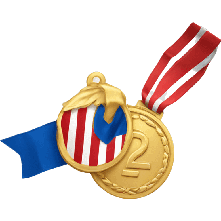 2nd place gold medal emoji