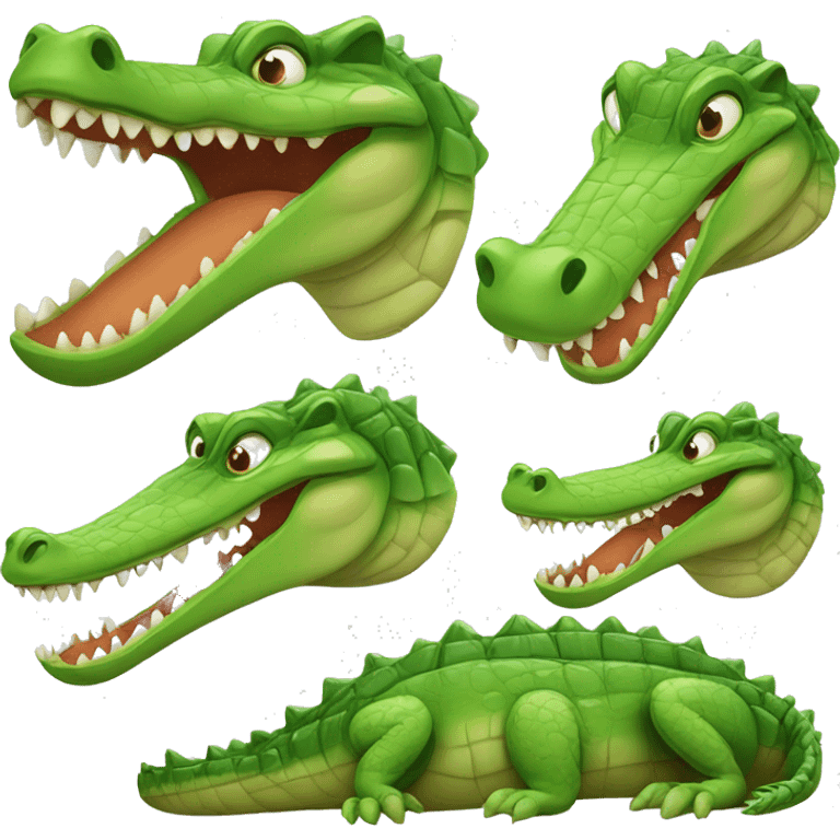 crocodile animal  emoji