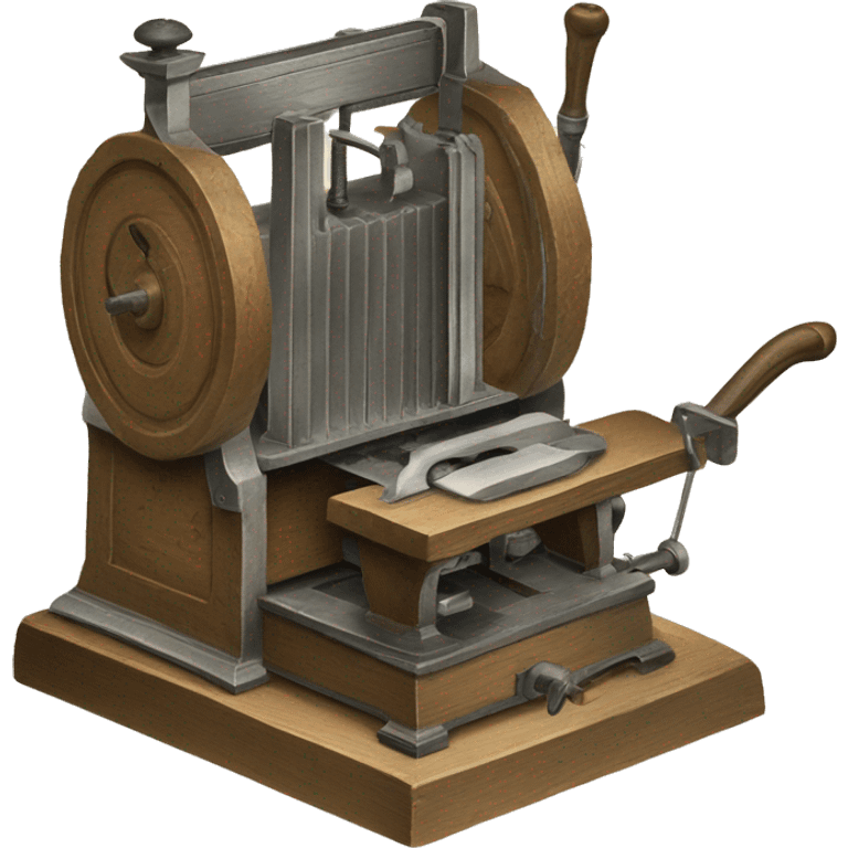  sharpening machine XVIII century emoji