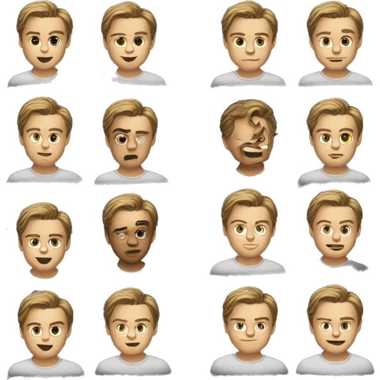 young dicaprio emoji