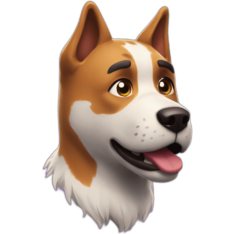 Dog at Fortnite  emoji