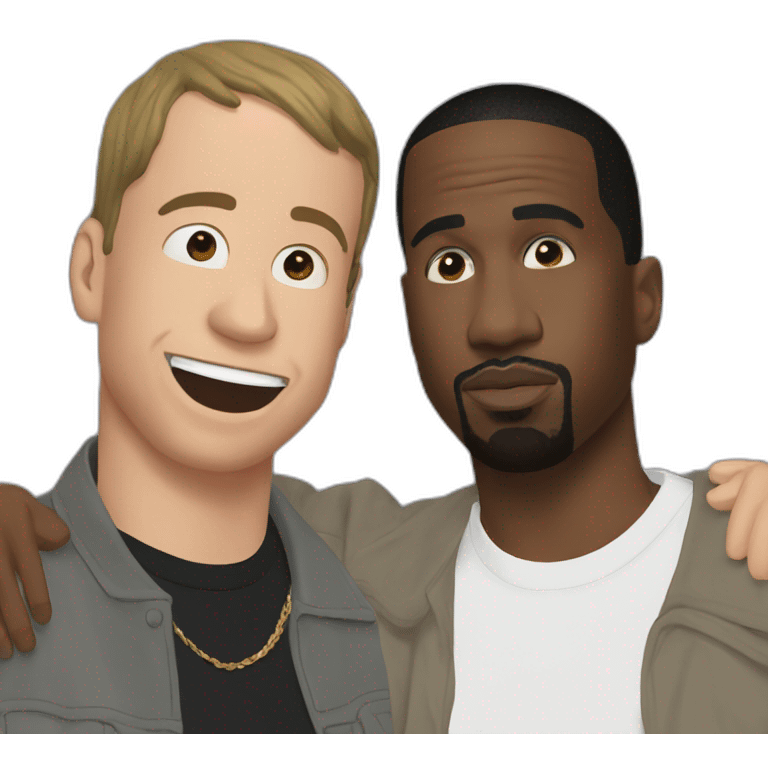 Travis scott partying with kanye west emoji