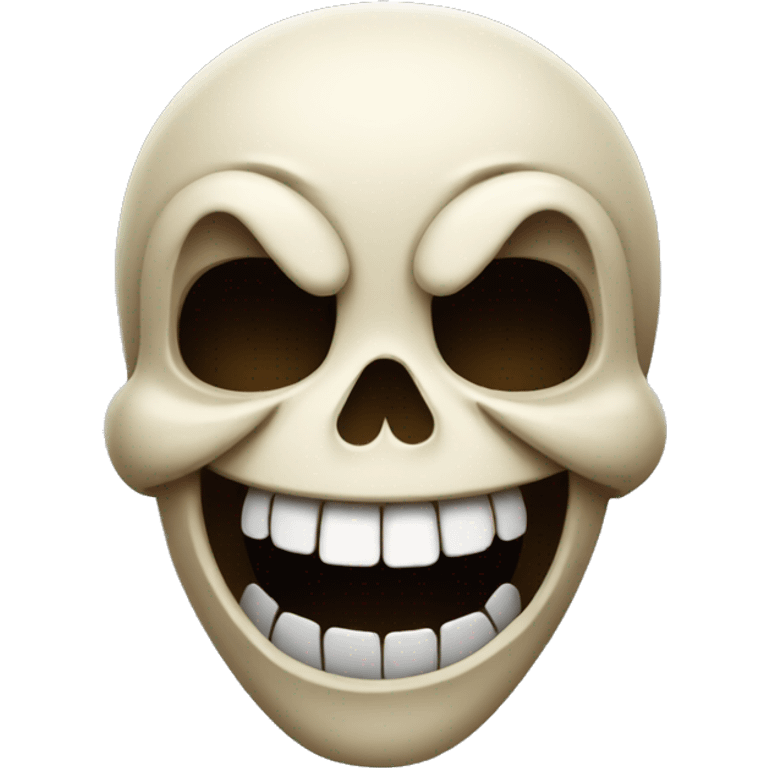 skull laughing emoji