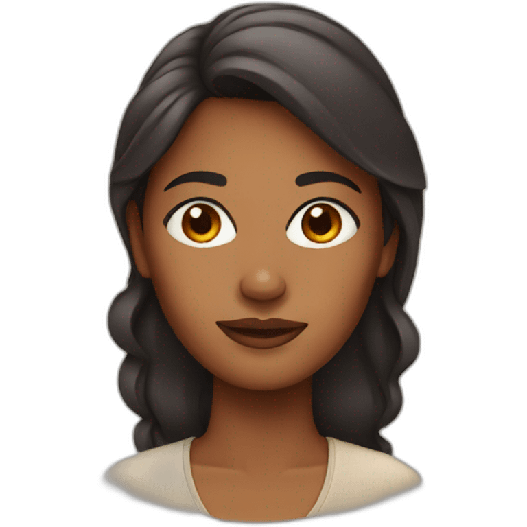 brown skin woman emoji