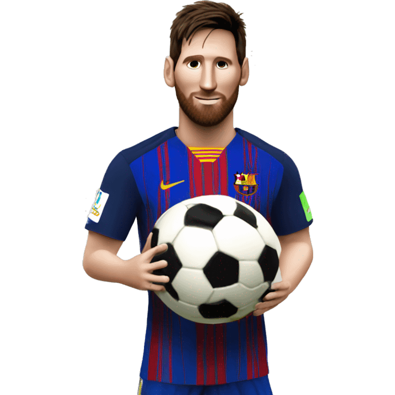 Messi con un mate emoji