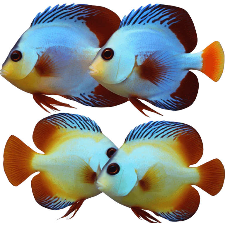 Symphysodon discus fish emoji